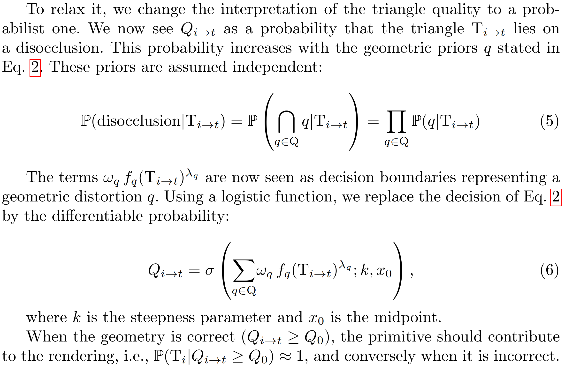 Replacing hard vertex discarding by a differentiable surrogate.
